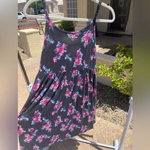 Arizona Floral Spaghetti Strap Casual Skater dress / Sundress - L